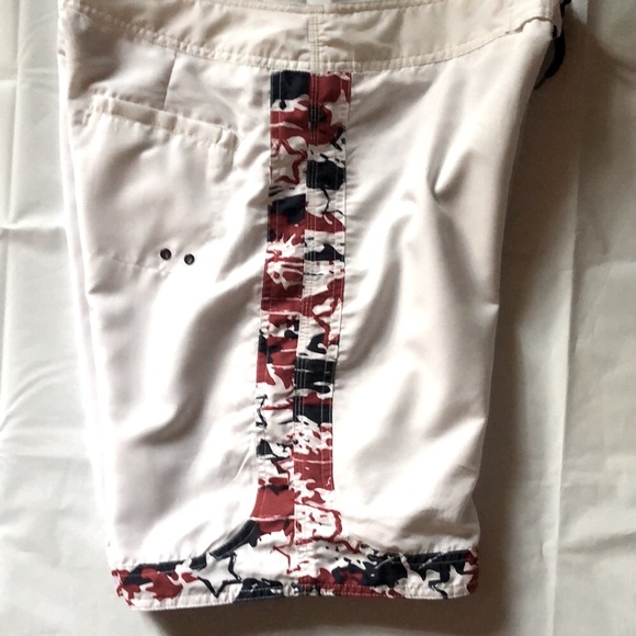 Swim shorts mens new size XXL shell lining polyester velcro back pocket & fly - Picture 3 of 3